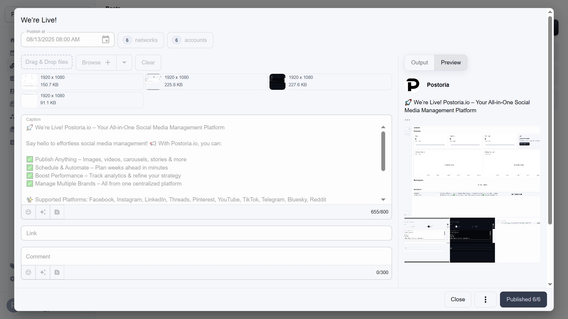 Postoria officially launches: all-in-one social media management platform