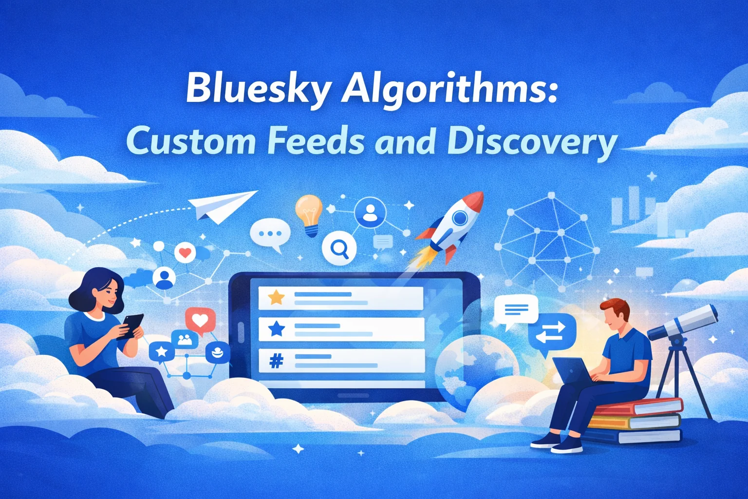 Bluesky algorithms: how custom feeds and discovery work