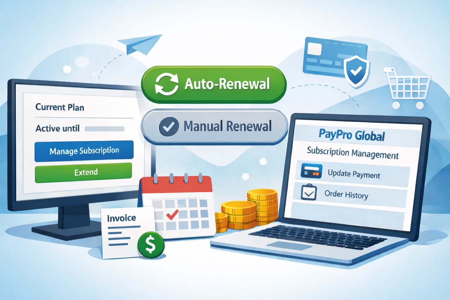 Subscription renewals are now managed through PayPro Global
