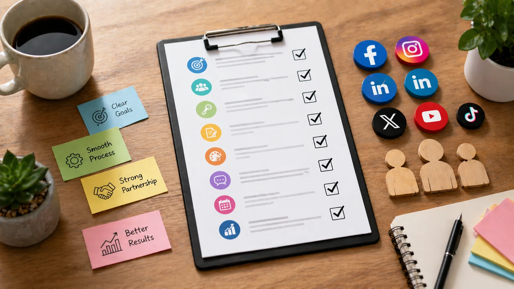 Client onboarding checklist for social media management