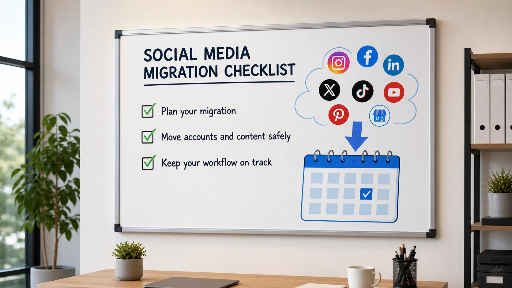Social media migration checklist: move safely