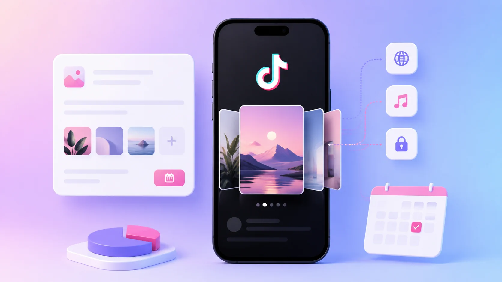 Postoria now supports TikTok Photo/Carousel posts