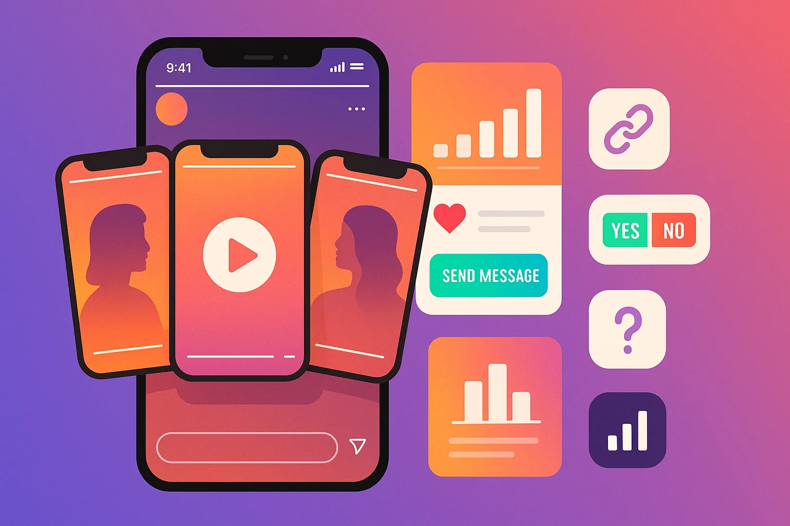 Stories as the main retention tool — seriality, stickers & retention metrics