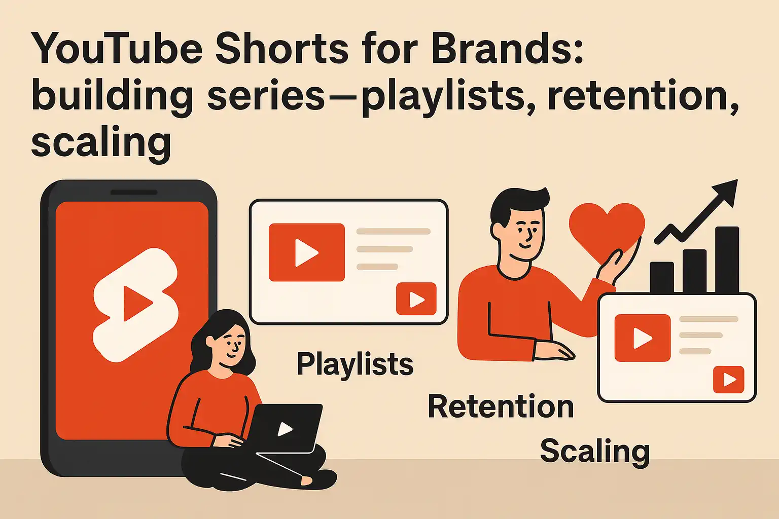YouTube Shorts for brands: how to build series — playlists, retention, scaling